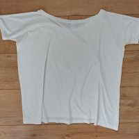 Бяла тениска GENE, снимка 2 - Тениски - 41660993