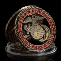 Монета Морска пехота на САЩ US marine corps, снимка 3 - Нумизматика и бонистика - 39342990
