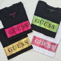   GUESS дамски тениски 2021, снимка 3 - Тениски - 29726422