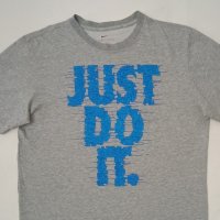 Nike DRI-FIT Just Do It Tee оригинална тениска L Найк спорт фланелка, снимка 2 - Спортни дрехи, екипи - 42259277