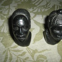 склуптура на африканка, снимка 1 - Антикварни и старинни предмети - 35719326