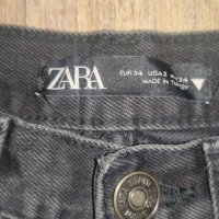 дънки с висока талия на Zara , снимка 5 - Дънки - 40542713