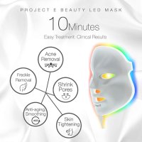 Козметична LED маска за лице – Маска за фотодинамична терапия, снимка 4 - Козметика за лице - 42334903