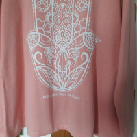 LC Waikiki розова блуза, снимка 4 - Блузи с дълъг ръкав и пуловери - 44793988