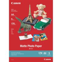 Фотохартия за принтер мат 170гр А4 50 листа Canon MP-101, снимка 1 - Други стоки за дома - 40759517