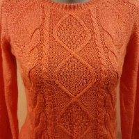 ДАМСКА ПЛЕТЕНА БЛУЗА  - Размер S , снимка 1 - Блузи с дълъг ръкав и пуловери - 38810543
