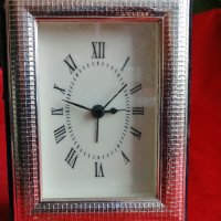 Стар Настолен СРЕБЪРЕН Часовник 925, снимка 1 - Антикварни и старинни предмети - 34853194
