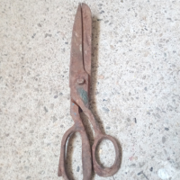 Стара шивашка ножица, снимка 2 - Антикварни и старинни предмети - 36454502