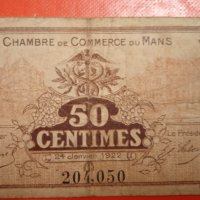 Банкноти Франция търговска камара, снимка 2 - Нумизматика и бонистика - 38830469