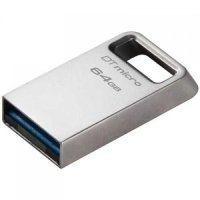 Kingston 64GB DataTraveler Micro 200MBs Metal USB3.2 Gen1 DTMC3G2/64GB, снимка 1 - USB Flash памети - 41322422