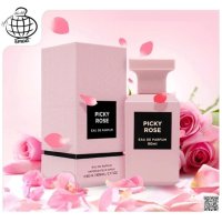  Дамски Парфюм  Picky Rose 80ml EDP By Fragrance World, снимка 1 - Дамски парфюми - 42534993