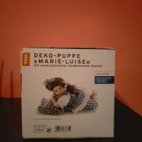 Порцеланова кукла TCM Deko Puppe Marie-Luise 37 см Нова !!, снимка 18 - Колекции - 42145647