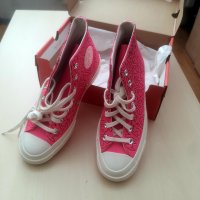 Кецове естествена кожа Converse, снимка 1 - Кецове - 34209178