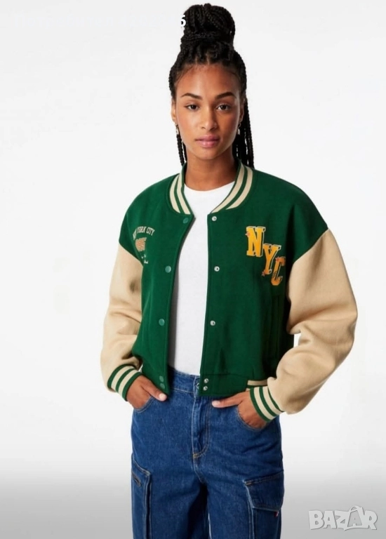 Намалена цена 25 лв. Women Graphic Varsity Jacket , снимка 1