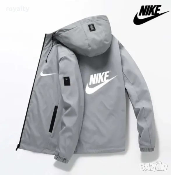 Nike сиво мъжко зимно топло яке , снимка 1