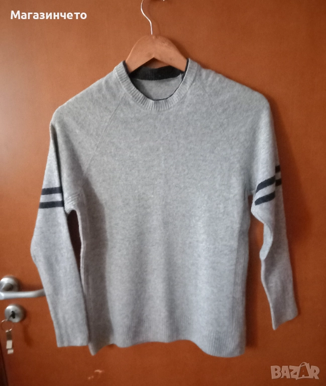 Вълнен пуловер (80% вълна) DINO, размер 158-164, снимка 1