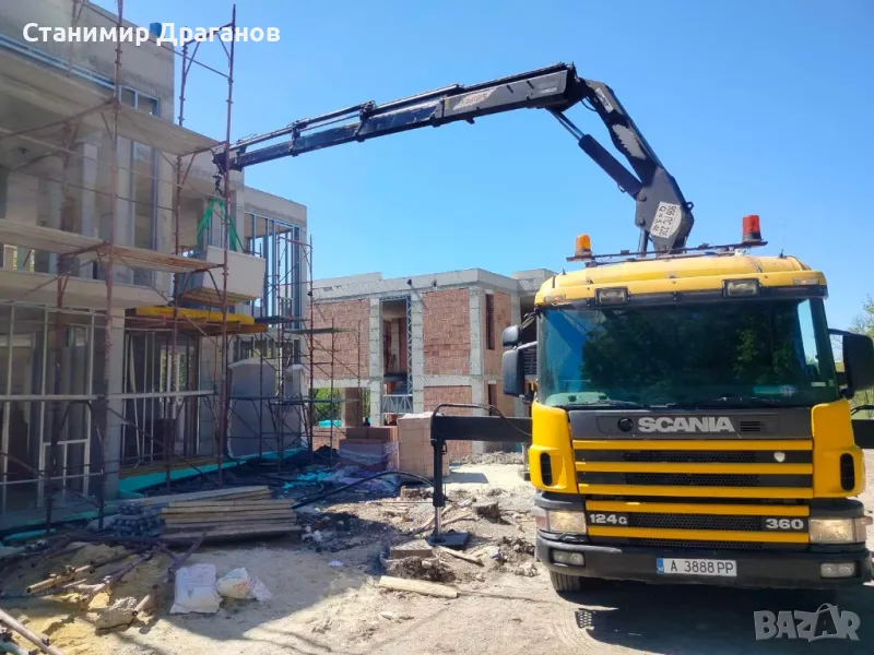 КАМИОН С КРАН, ТРАНСПОРТНИ УСЛУГИ, ПРЕВОЗ!, снимка 1