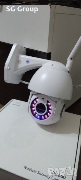 Безжична Full HD Wi-Fi охранителна камера за видеонаблюдение, снимка 1