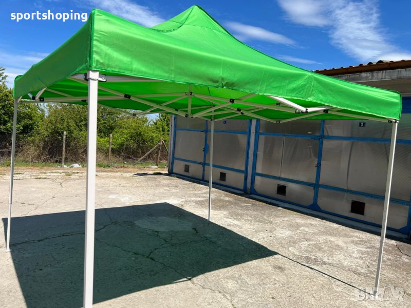 Шатра 3х3 Бяла КОНСТРУКЦИЯ-21кг., снимка 1