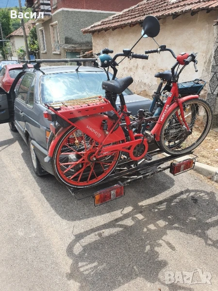 продавам багажник за 2 колелета за теглич, снимка 1