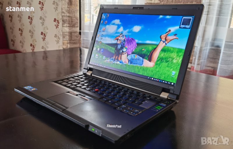 Продавам Lenovo ThinkPad L420/4x2.5ghzThr/мат14сКам/4gb/500gb/3ч.Бат/Профилактиран/DVDrw  , снимка 1