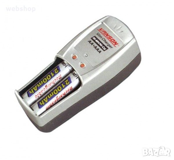 Мрежово зарядно V-60, акумулаторни батерии, 4xAA, R06, снимка 1