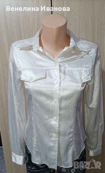 Дамска бяла риза, снимка 1