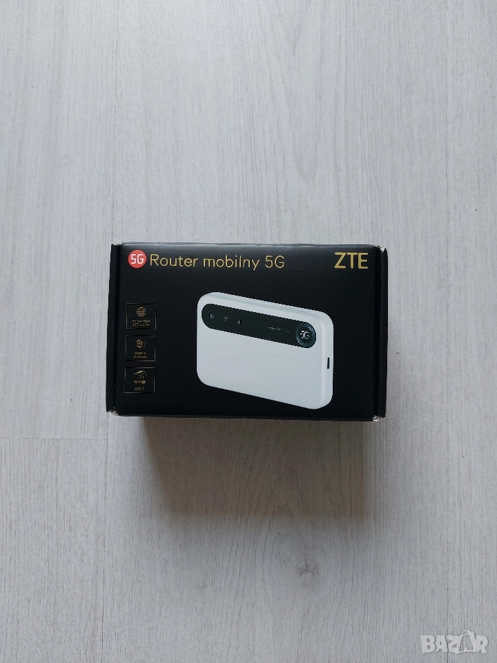 ZTE U50 5G Мобилен рутер (MiFi) с Wi-Fi 6 и 4500mAh батерия, снимка 1