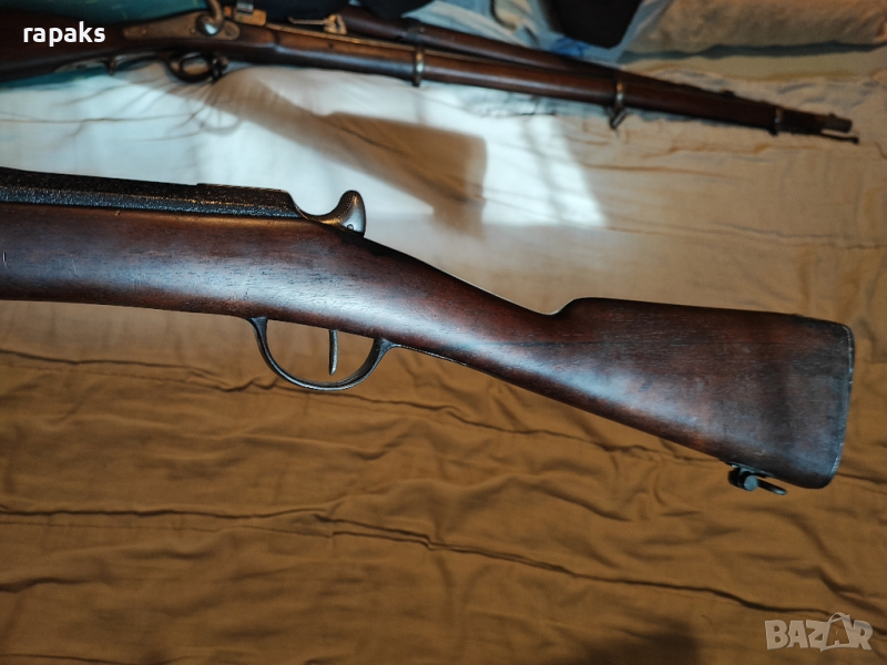 Шаспо. Пехотна пушка. Старинна автентична карабина, револвер

, снимка 1