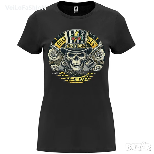 Нова дамска тениска на музикалната група GUNS N’ROSES , снимка 1