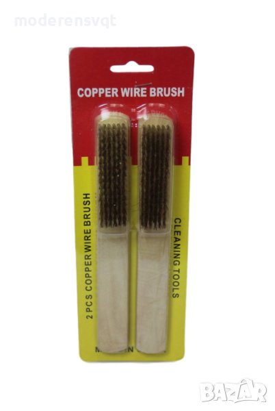 К-т 2бр дървени четка за барбекю и скара, снимка 1