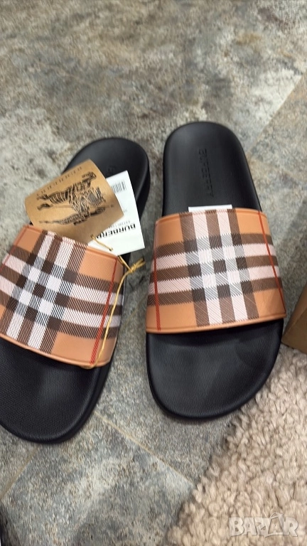 Мъжки чехли burberry , снимка 1