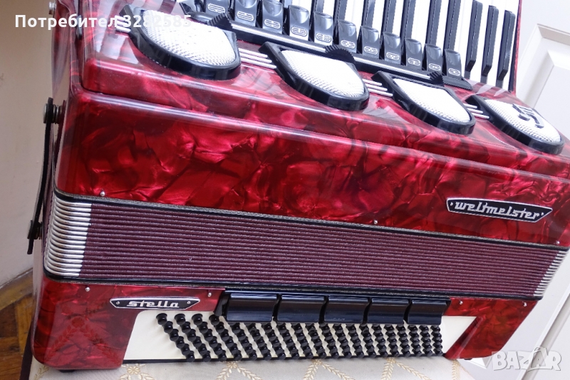 Акордеон Велтмайстер Стела 120 баса, снимка 1