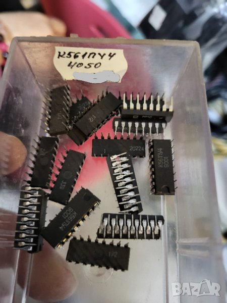 Руска Интегрална схема К561ПУ4, Интегрална схема аналог 4050  СССР, снимка 1