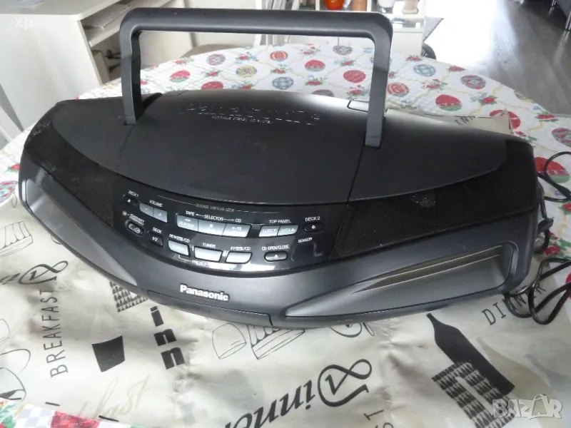 радиокасетофон с диск Panasonic RX-ED77, снимка 1