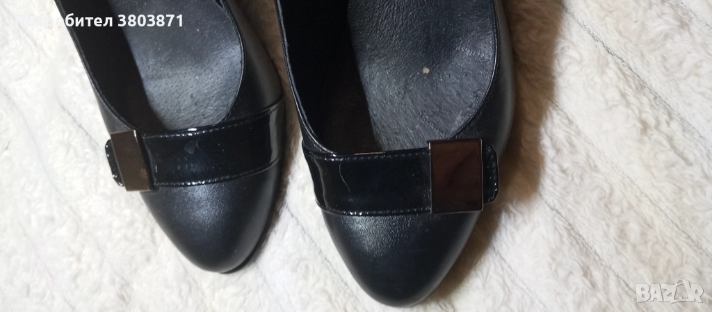 Дамски официални кожени обувки, снимка 1