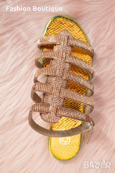 Дамски сандали с камъчета 36/41, снимка 1