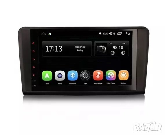 Мултимедия, за Mercedes ML, W164, плеър с Екран, 9”, Android, Навигация, Мерцедес, GL, ML, W164, снимка 1
