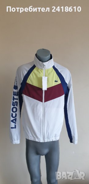 Lacoste Sport x Daniil Medvedev Full Zip Regular Fit Colour Block Size S НОВО! ОРИГИНАЛ! Мъжко, снимка 1