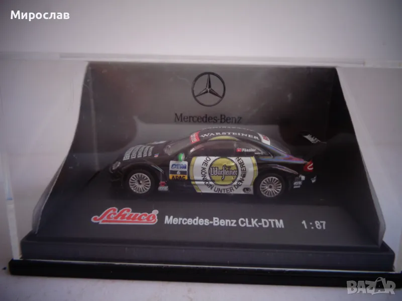 1:87 H0 SCHUCO MERCEDES BENZ CLK КОЛИЧКА РАЛИ МОДЕЛ ИГРАЧКА, снимка 1