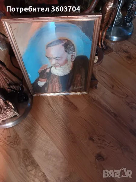 картина на италиански светец, снимка 1