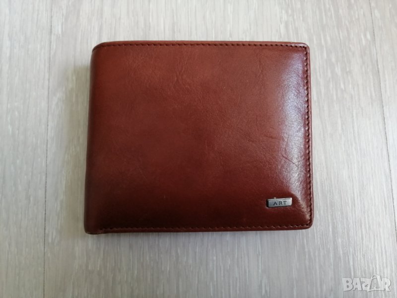 Кожено портмоне Естествена кожа Art Мъжко портмоне Портфейл, снимка 1
