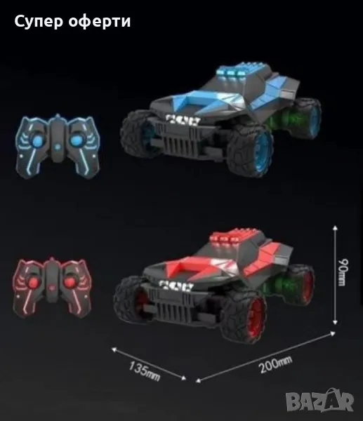 Високоскоростен джип с дистанционно управление – Светлина и дрифт във всяка игра, снимка 1