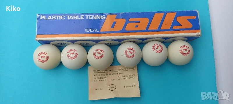 Топчета за тенис на маса "IDEAL "- Чехословакия , снимка 1