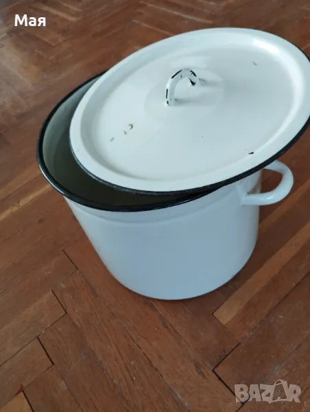 Тенджера голяма емайлирана, снимка 1