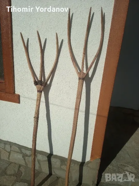 Дървени вили.-2 броя., снимка 1