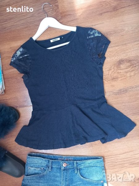 Дамска блуза ONLY с пеплум размер ХS, снимка 1