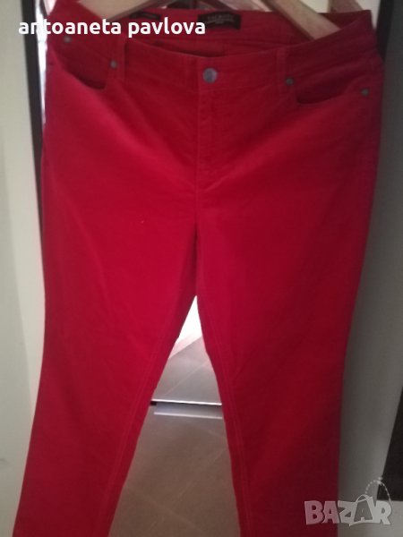 Червен панталон кадифе, снимка 1