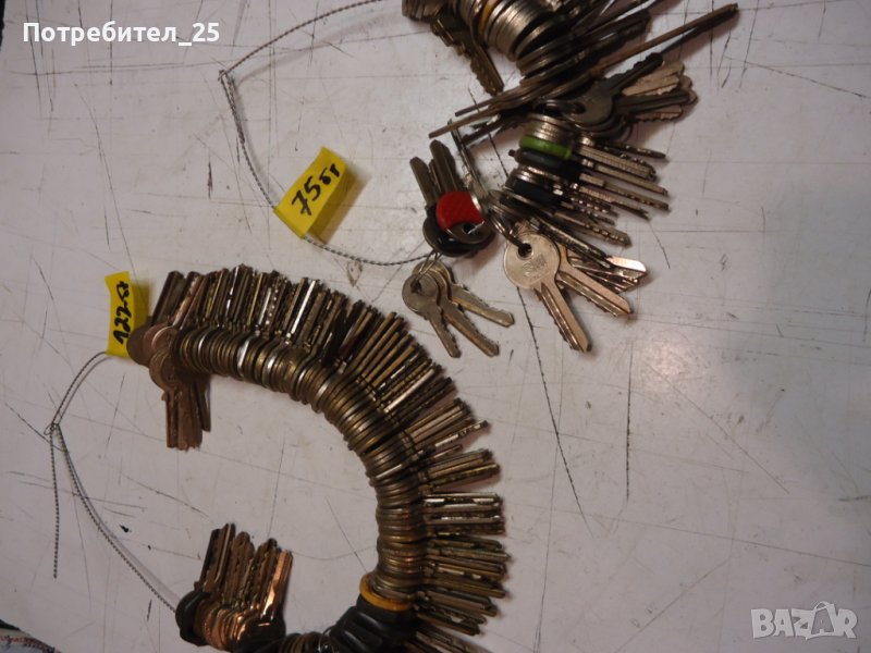 Секретни ключове-122бр., снимка 1