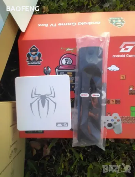 !Нова G7 Android 40,000 игри 15000 канала 14 Игрова конзола и tv box в едно Plus Gaming TV Box , снимка 1